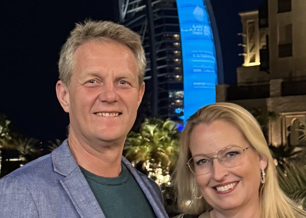 Mia och Balder Vendt-Striim, författarparet bakom boken Brug dit Enneagram